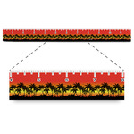 Tropical Sunset Plastic Ruler - 12" (Personalized)