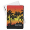 Tropical Sunset Playing Cards - Front View