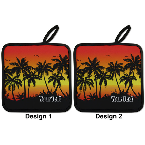 Tropical Sunset Pot Holders - Set of 2 APPROVAL