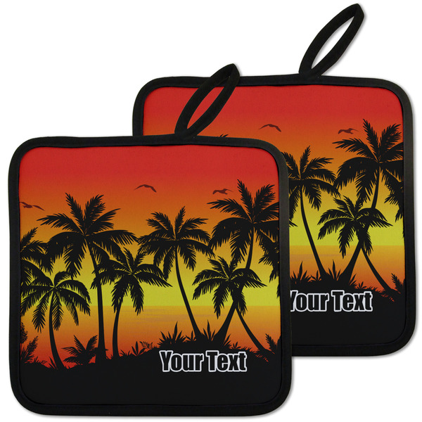 Tropical Sunset Pot Holders - Set of 2 MAIN