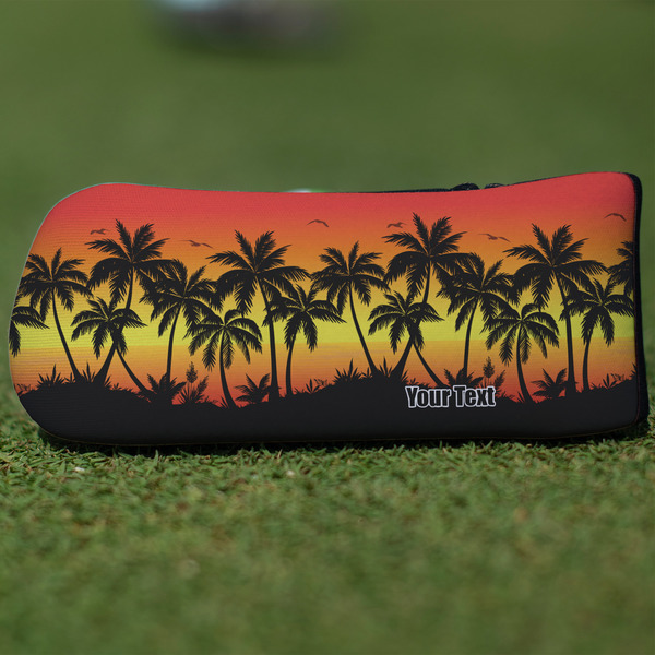 Custom Tropical Sunset Blade Putter Cover (Personalized)