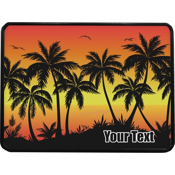 Tropical Sunset Rectangular Car Hitch Cover w/ FRP Insert