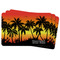 Tropical Sunset Rectangular Fridge Magnet - THREE
