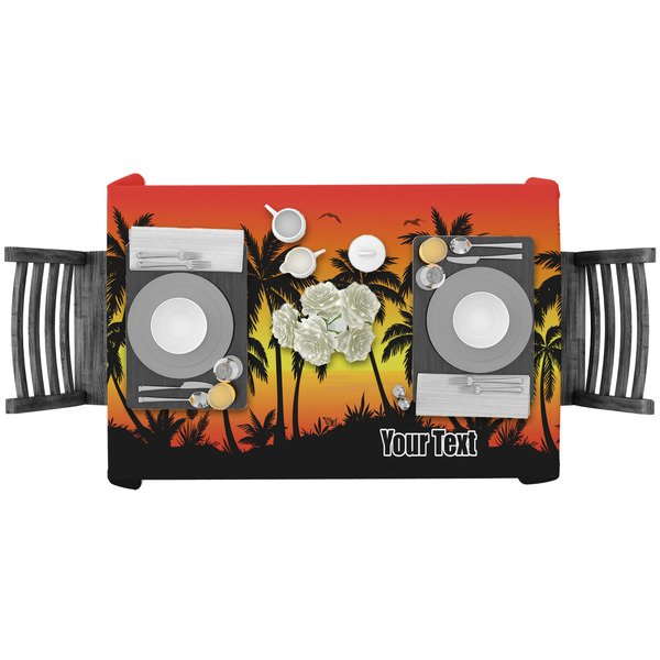 Tropical Sunset Rectangular Tablecloths - LIFESTYLE