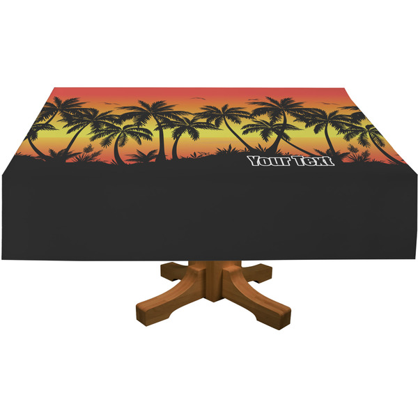 Tropical Sunset Rectangular Tablecloths (Personalized)