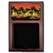 Tropical Sunset Red Mahogany Sticky Note Holder - Flat