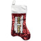 Tropical Sunset Red Sequin Stocking - Front