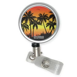 Tropical Sunset Retractable Badge Reel (Personalized)