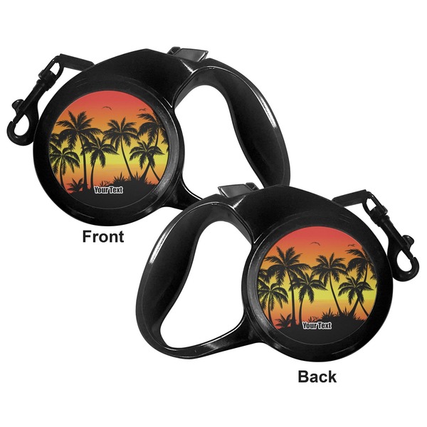 Tropical Sunset Retractable Dog Leash - Medium Large - Apvl