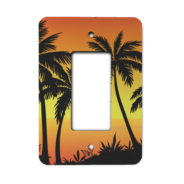 Custom Tropical Sunset Rocker Style Light Switch Cover