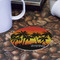 Tropical Sunset Round Paper Coaster - Front