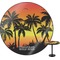 Tropical Sunset Round Table Top