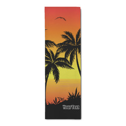 Tropical Sunset Runner Rug - 2.5'x8' w/ Name or Text