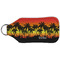 Tropical Sunset Sanitizer Holder Keychain - Large (Back)