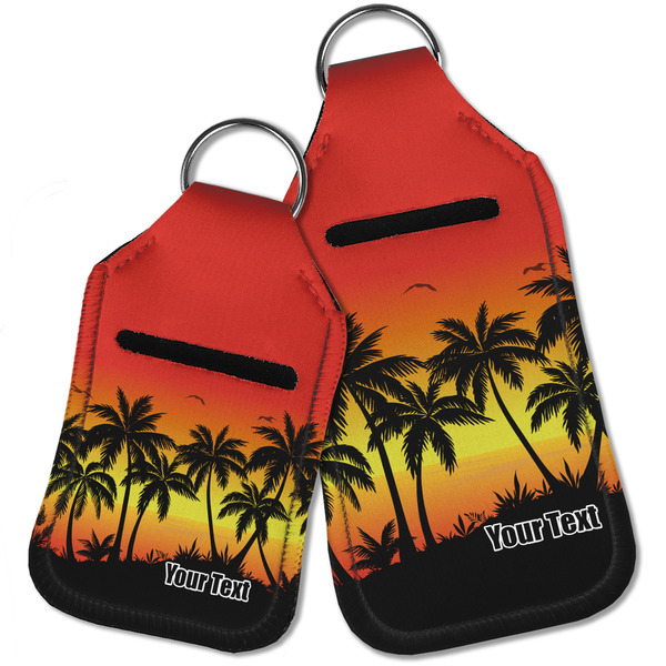 Tropical Sunset Sanitizer Holder Keychain - Parent Main