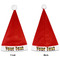 Tropical Sunset Santa Hats - Front and Back (Double Sided Print) APPROVAL