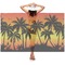 Tropical Sunset Sarong (with Model)