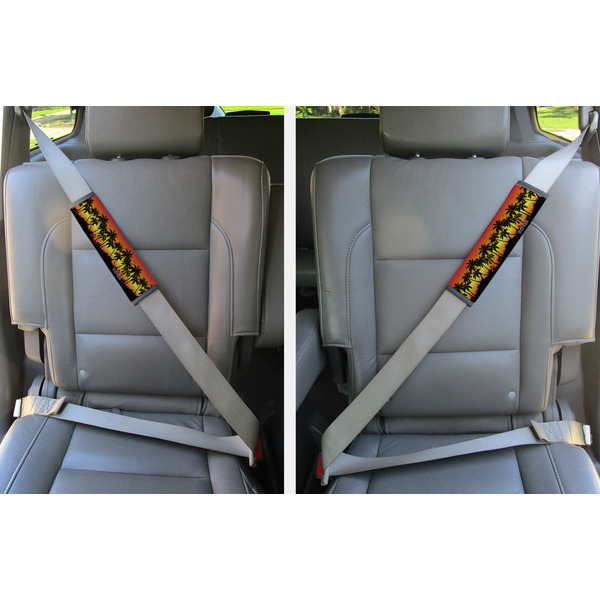 Tropical Sunset Seat Belt Covers (Set of 2 - In the Car)