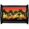 Tropical Sunset Serving Tray Black Small - Main