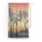 Tropical Sunset Sheer Curtain (Personalized)