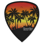Tropical Sunset Iron on Shield Patch A w/ Name or Text