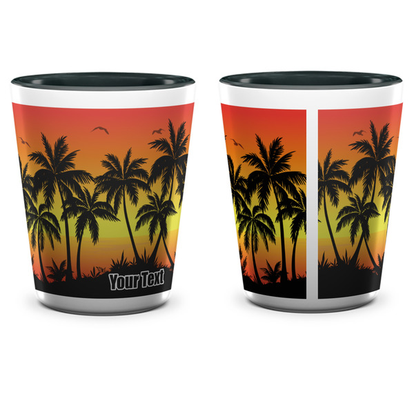 Tropical Sunset Shot Glass - Two Tone - APPROVAL