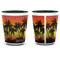 Tropical Sunset Shot Glass - Two Tone - APPROVAL