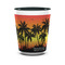Tropical Sunset Shot Glass - Two Tone - FRONT