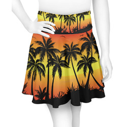 Tropical Sunset Skater Skirt - Medium