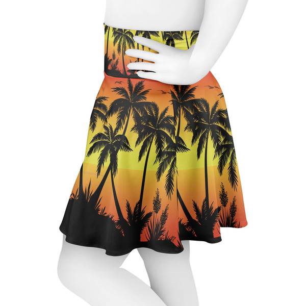 Tropical Sunset Skater Skirt - Side