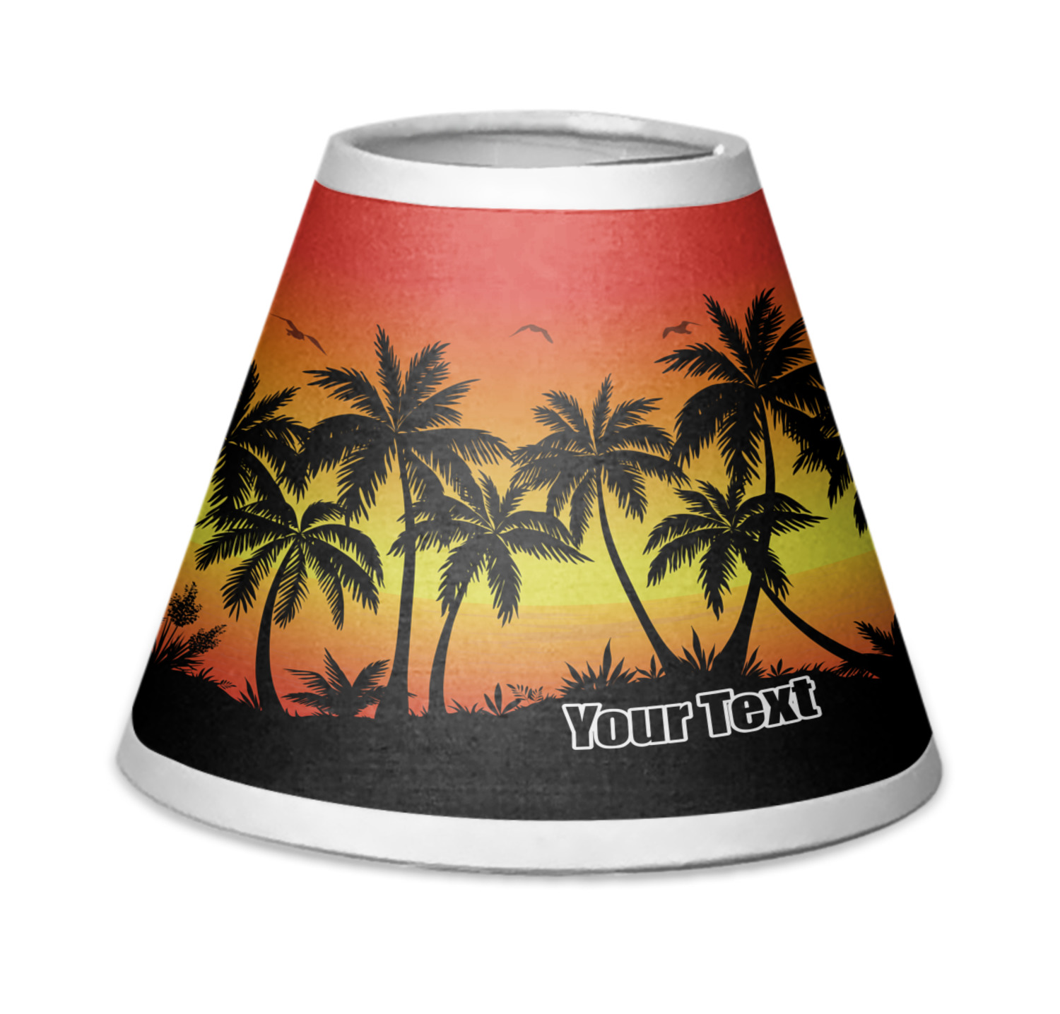 Tropical Sunset Chandelier Lamp Shade (Personalized) YouCustomizeIt