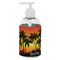 Tropical Sunset Plastic Soap / Lotion Dispenser (8 oz - Small - White) (Personalized)