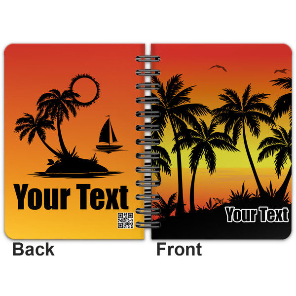 Tropical Sunset Spiral Journal 5 x 7 - Apvl