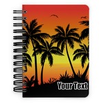 Tropical Sunset Spiral Notebook - 5x7 w/ Name or Text