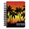 Tropical Sunset Spiral Journal Small - Front View