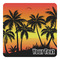Tropical Sunset Square Decal
