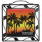 Tropical Sunset Square Trivet - w/tile