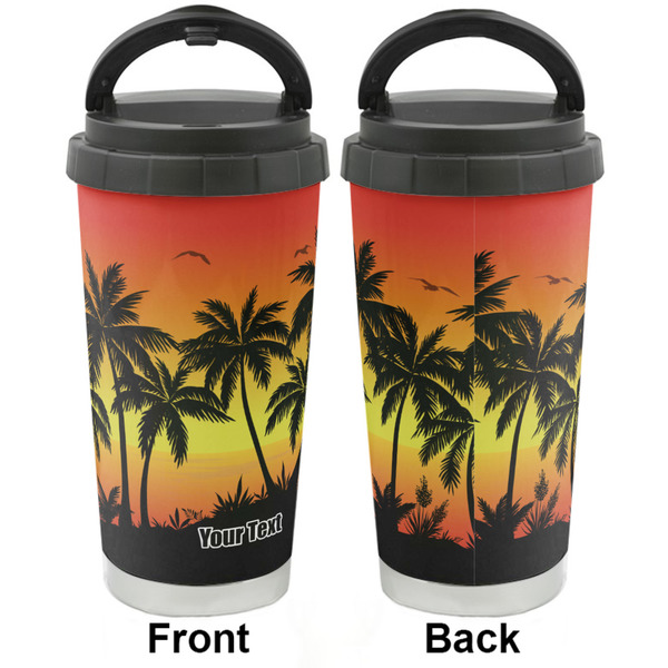 Tropical Sunset Stainless Steel Travel Cup - Apvl