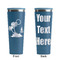 Tropical Sunset Steel Blue RTIC Everyday Tumbler - 28 oz. - Front and Back