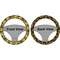 Tropical Sunset Steering Wheel Cover- Front and Back