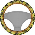 Tropical Sunset Steering Wheel Cover (Personalized)