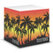 Tropical Sunset Sticky Note Cube