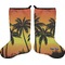 Tropical Sunset Stocking - Double-Sided - Approval
