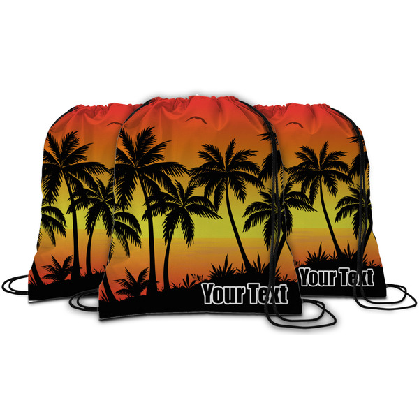 Tropical Sunset String Backpack - MAIN