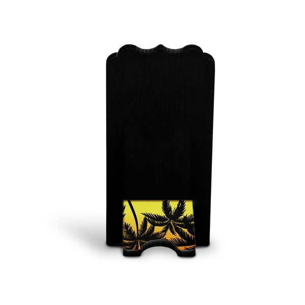 Tropical Sunset Stylized Phone Stand - Back