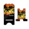 Tropical Sunset Stylized Phone Stand - Front & Back - Large