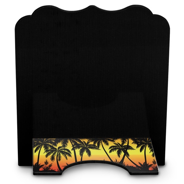 Tropical Sunset Stylized Tablet Stand - Back