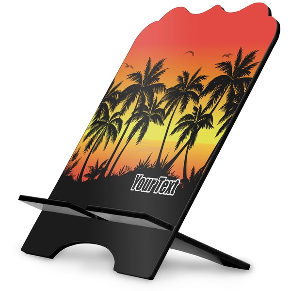 Custom Tropical Sunset Stylized Tablet Stand (Personalized)