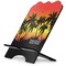 Tropical Sunset Stylized Tablet Stand - Side View