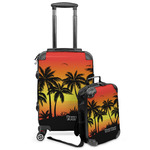 Tropical Sunset Kids 2-Piece Luggage Set - Suitcase & Backpack (Personalized)